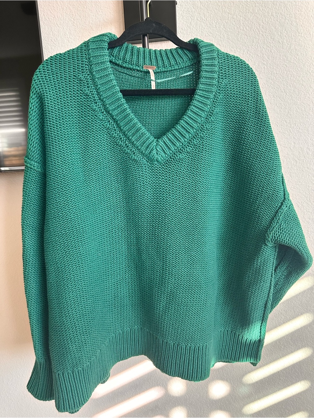 Free People v-neck sweater in size medium